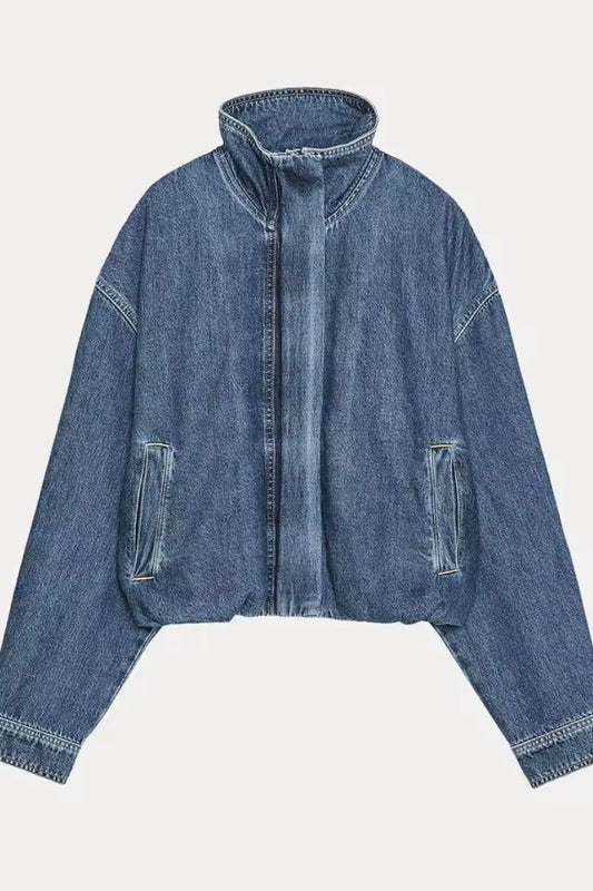 Denim Bomber